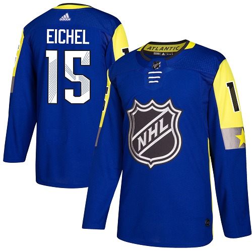 Adidas Sabres #15 Jack Eichel Royal 2018 All-Star Atlantic Division Authentic Stitched NHL Jersey - Click Image to Close